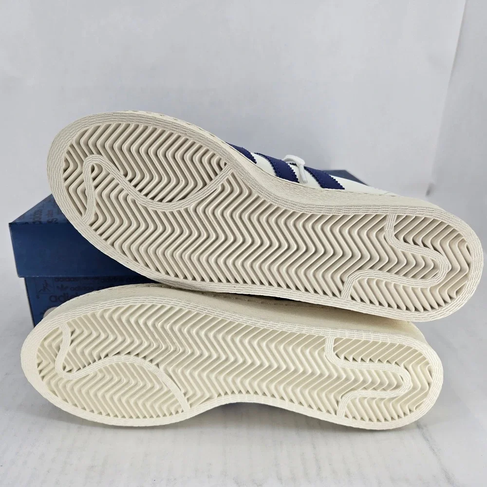 Adidas Jabbar Lo Off White Royal Blue Kareem Abdul-Jabbar Shoes JI0150 Mens 7.5